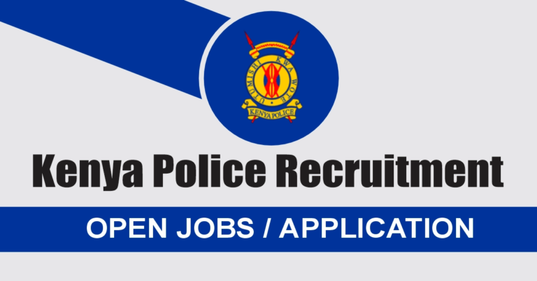 Kenya Police Recruitment 2025 Application Registration Form Portal