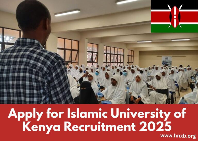 Apply for Islamic University of Kenya Recruitment 2025