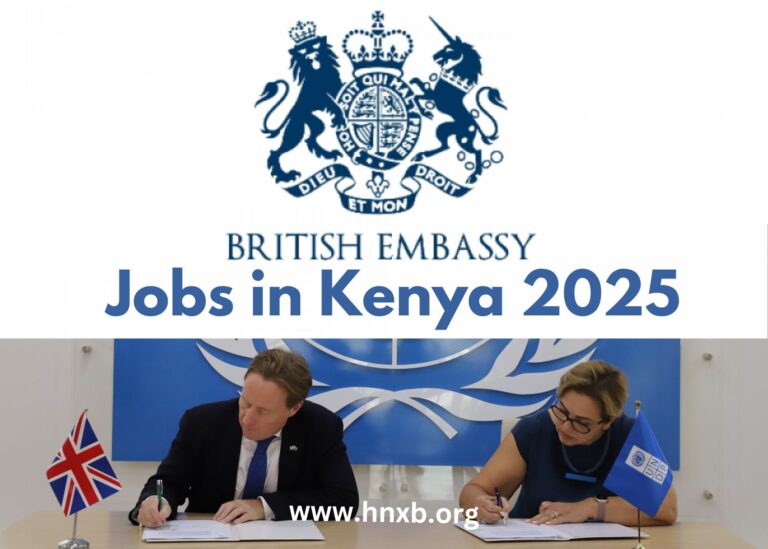 British Embassy Jobs in Kenya 2025