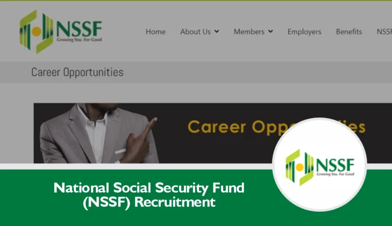 NSSF Recruitment 2024/2025 Application Form Portal | www.nssf.or.ke