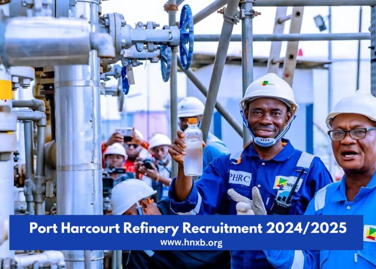 Portharcourt Refinery Recruitment Form 2025