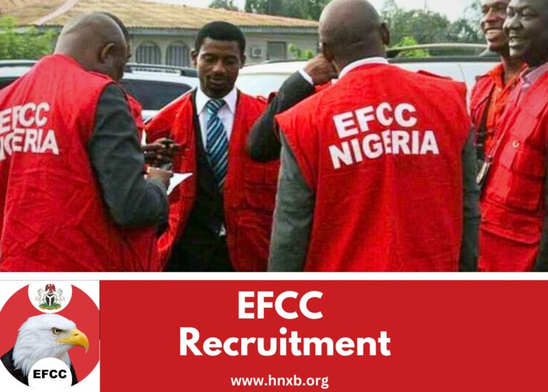 EFCC Recruitment Application portal www.efcc.gov.ng