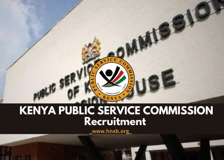 Kenya PSC Recruitment 2025 (PSCK) Application Registration Form Portal