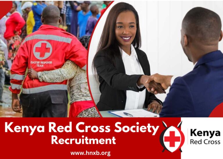 Kenya Red Cross Society Recruitment 2025 Jobs/Vacancies Application Portal