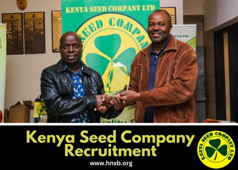 Kenya Seed Company Recruitment 2025/2026 KSC Jobs in Kenya